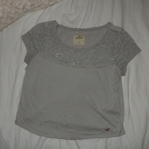 fancy gray hollister t shirt
